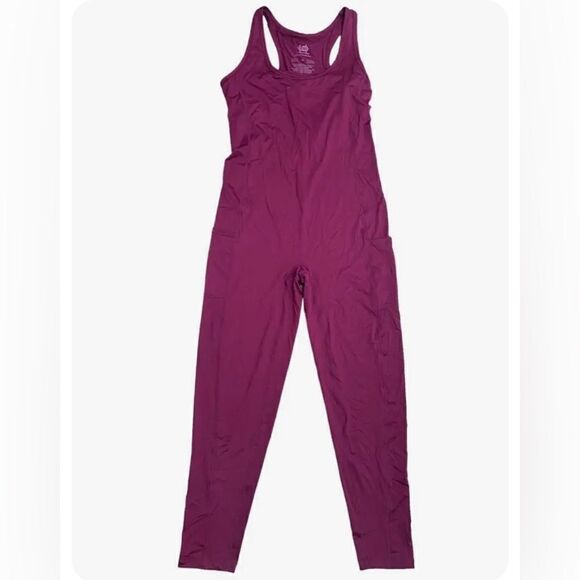 J.Dow Fitness magenta sleeveless jumpsuit sz XXL - Picture 3 of 13